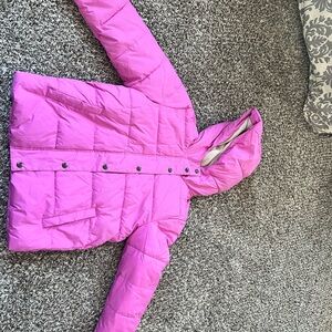 Crewcuts Bright Pink Puffer Jacket